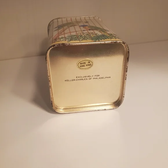 Bird Cage Vintage Toucan Macaw Parrot Tin - Picture 5 of 9